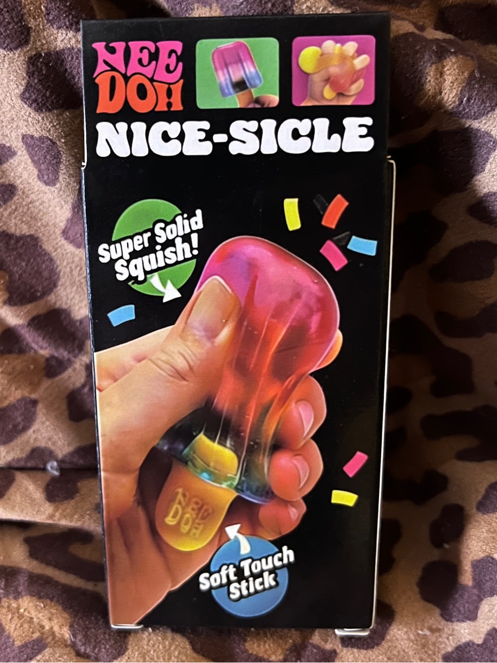 Nice-Sicle Nee-Doh Squish Popsicle fidget- Rainbow Colors Super Solid - Picture 3 of 5